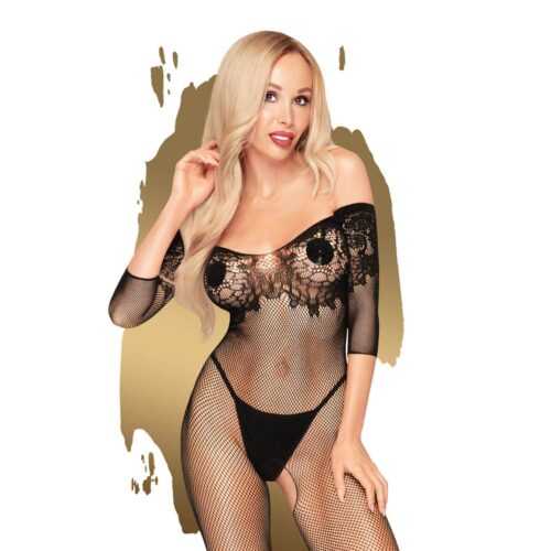 High profile - Net & lace bodystocking - S-L