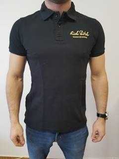 RITCH POLO SHIRT BLACK -  Polo Shirt M