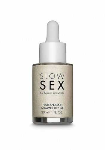 Bijoux Indiscrets Slow Sex Hair And Skin Shimmer Dry Oil 30ml