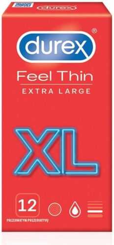 Durex Feel Thin XL 12 ks