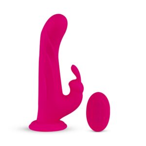 FeelzToys Whirl-Pulse Rotating Rabbit Vibrator & Remote Control Pink